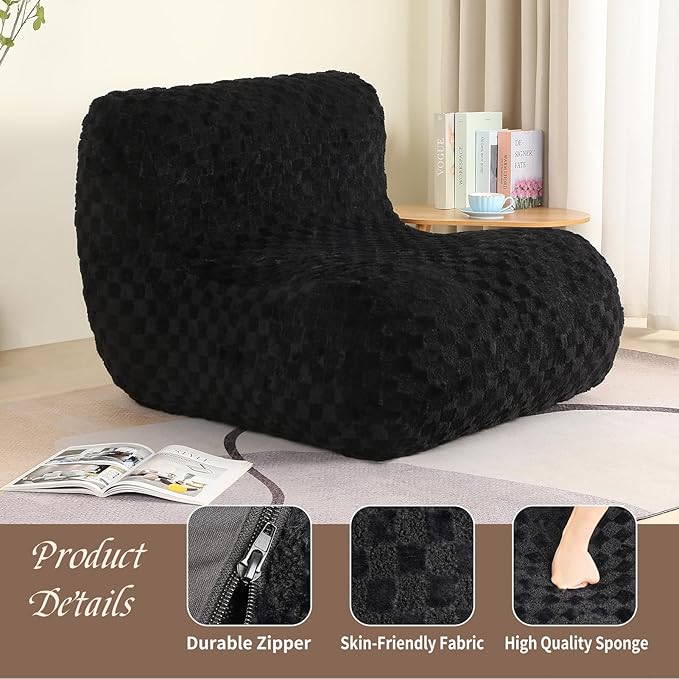 Bean Bag Chairs for Adults, Comfy Floor Sofa - Image 6