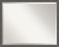 Amanti Art Silver Bathroom Mirror by AmantiArt