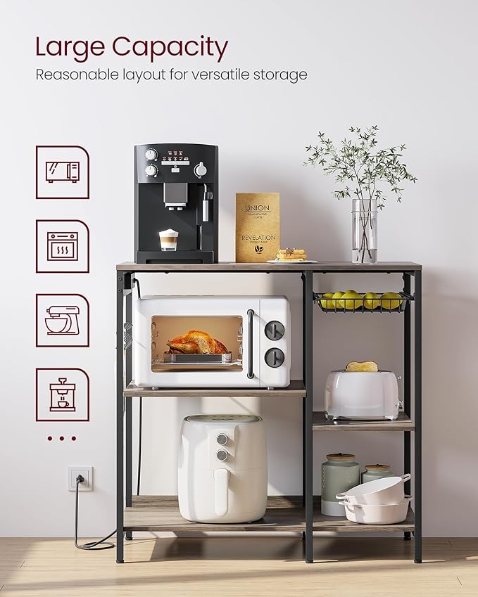 VASAGLE Baker's Rack, Coffee Bar Stand - Image 5