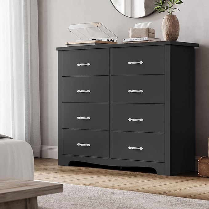LINSY HOME 8 Drawers Dresser for Bedroom, Living Room - Image 3