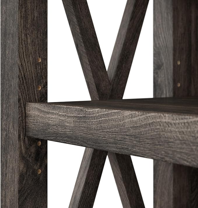 Bush Furniture Tall 5 Shelf Bookcase - Image 8