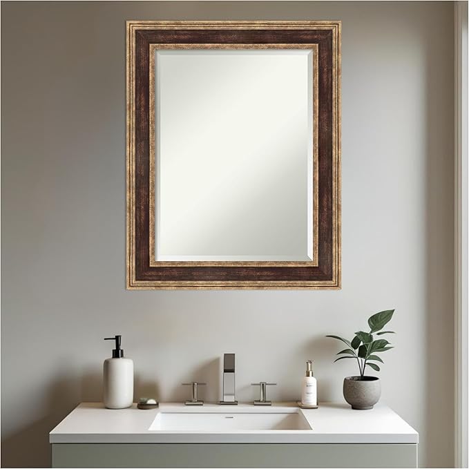 Amanti Art Bronze Bathroom Mirror - Image 4