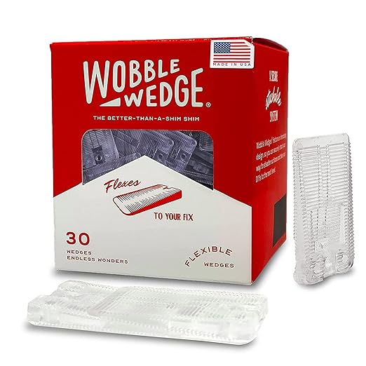 WOBBLE WEDGES Flexible Plastic Shims by WOBBLEWEDGE