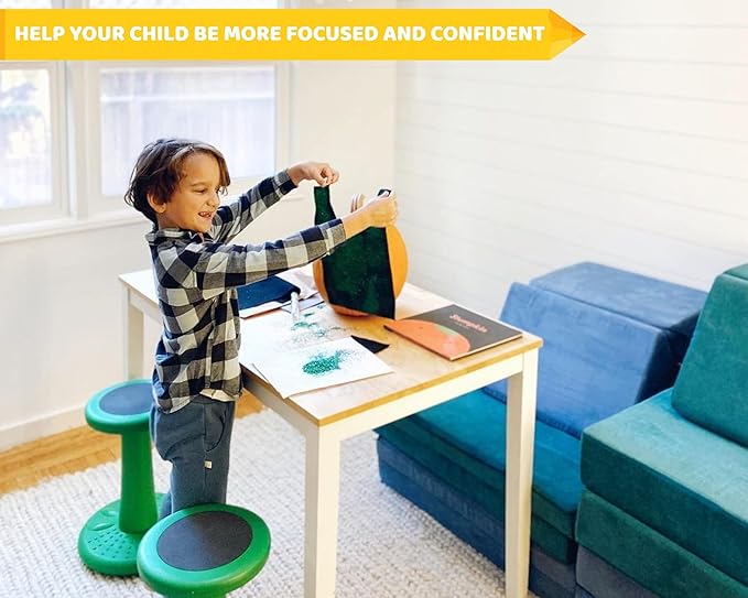ActiveChairs Kids Wobble Stool, Flexible Elementary Classroom Seating, Improves - Image 4