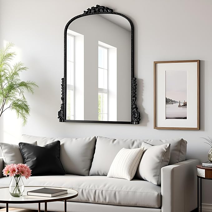 SHYFOY Antique Wall Mirror, Vintage Mirrors - Image 3