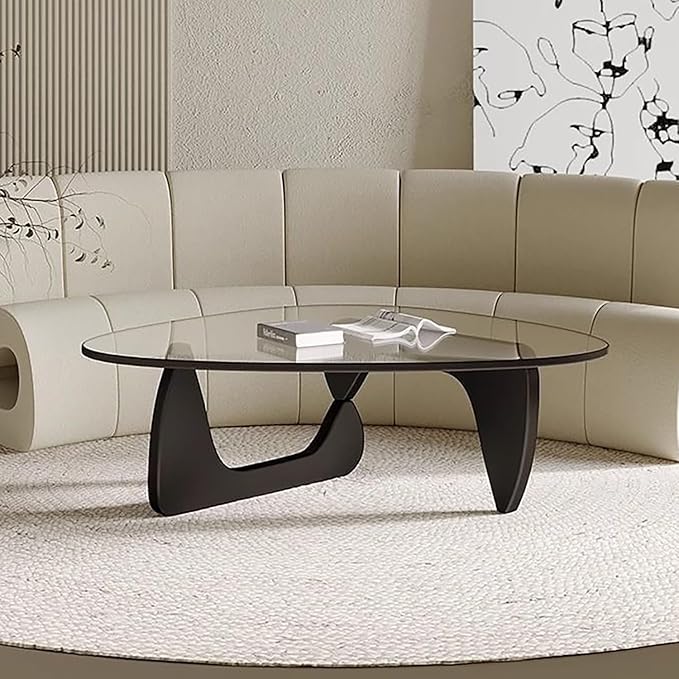 Mid Century Modern Glass Coffee Table - Image 6