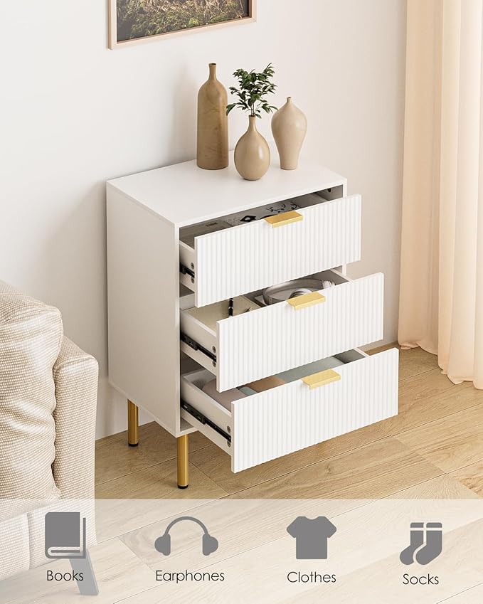 Night Stand, Tall Bedside Table - Image 6