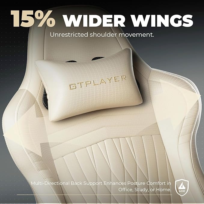 GTPLAYER ACE-PRO Music Gaming Chairs – Built-in Speakers, App Support & - Image 7