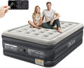 OhGeni Air Mattress Full with Built-in Pump, Portable Bed by OhGeni