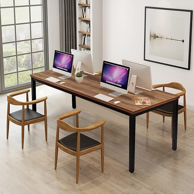 BIBOC Large Computer Desk Modern Simple Style Table 36X72 inches Office Desk - Image 8