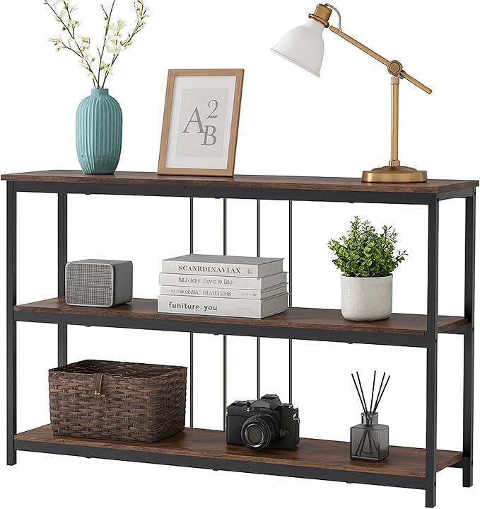 INHABIT UNION Sofa Console Table, Farmhouse Long Entryway Table - Image 4