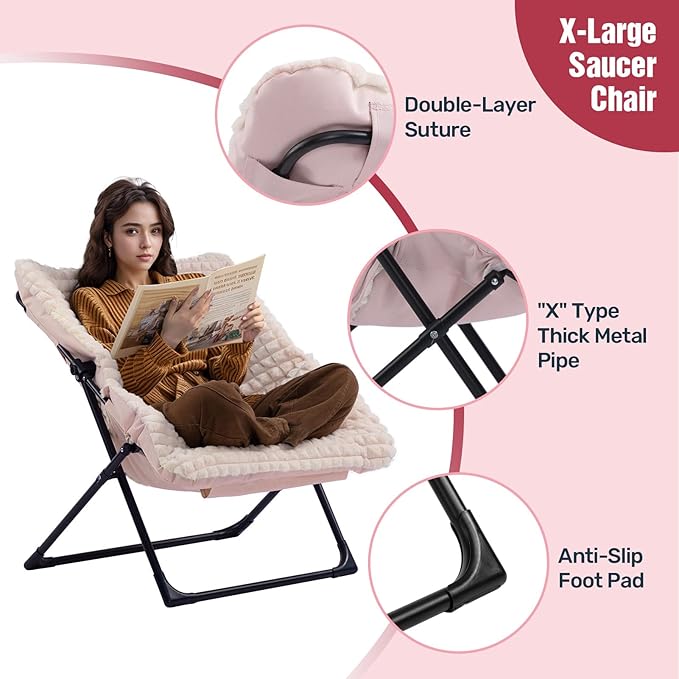 HollyHOME X-Large Saucer Chair - Image 4