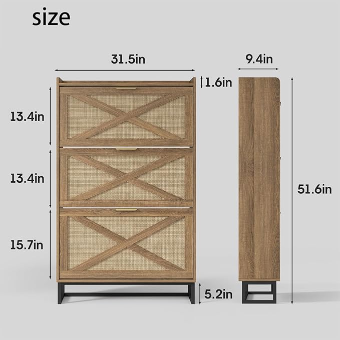 Maupvit Shoe Storage Cabinet - Image 2