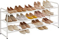 YMYNY Freestanding Shoe Racks, 3 Tiers Stackable & Adjustable Shoe Storage Shelf by High-qualityhomefurnishing