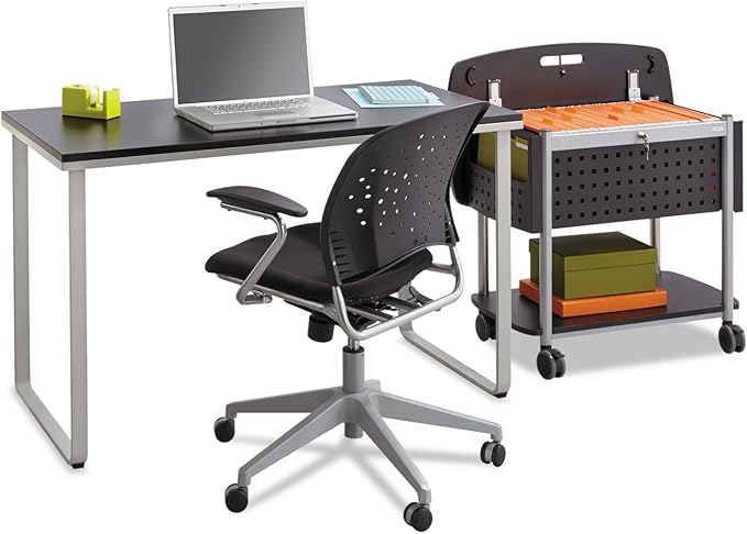 Safco Products 1943BLSL Home Office Table Computer Desk - Image 4