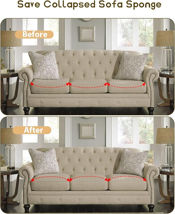 Couch Cushion Support, High Density Replacement Foam Insert - Image 6