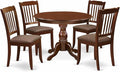 East West Furniture HBDA5-MAH-C 5 Piece Dinette Set by EastWestFurniture