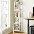Ladder Shelf, Bookshelf Bookcase, Freestanding Corner Storage Shelve by Hzuaneri