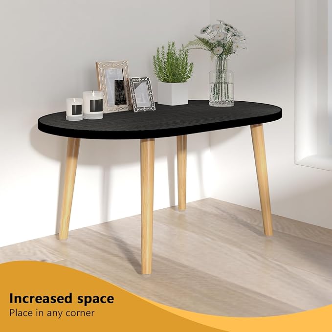 Oval Coffee Table Low Table - Image 9