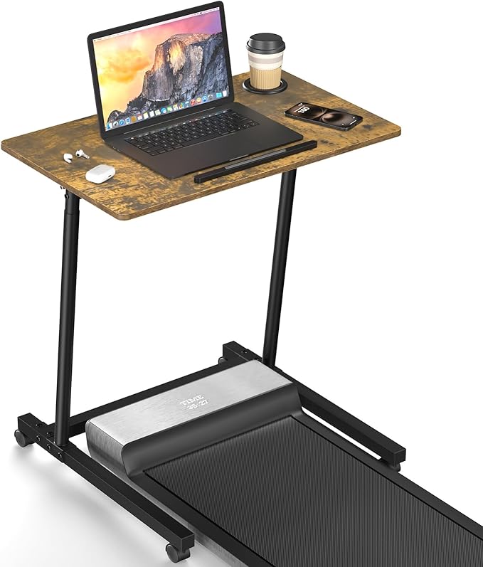 Treadmill Desk, Mobile Small Standing Desk by Unknown