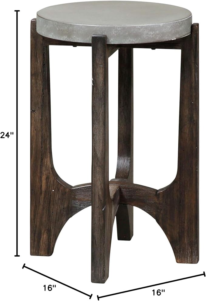 Liberty Furniture INDUSTRIES Cascade Chair Side Table, W16 x D16 x H24 - Image 3