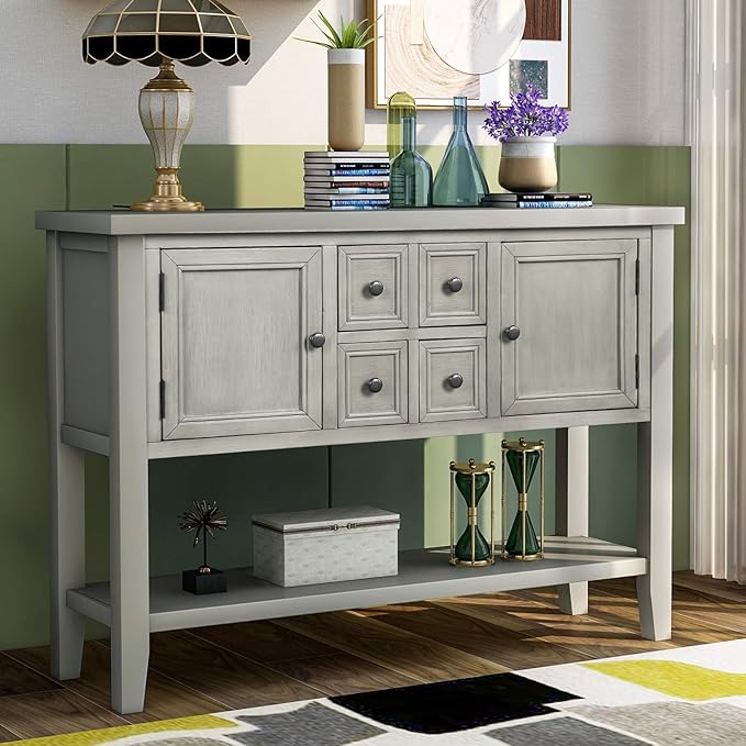 Merax Modern Wood Buffet Table - Image 3