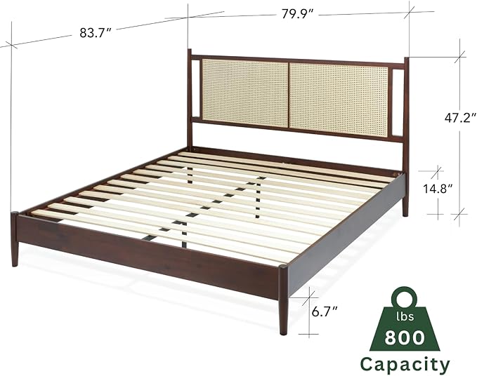 Bme Oliver King Bed Frame and Headboard - Image 2