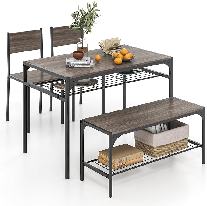 Giantex Dining Table Set for 4, Kitchen Table by Giantex