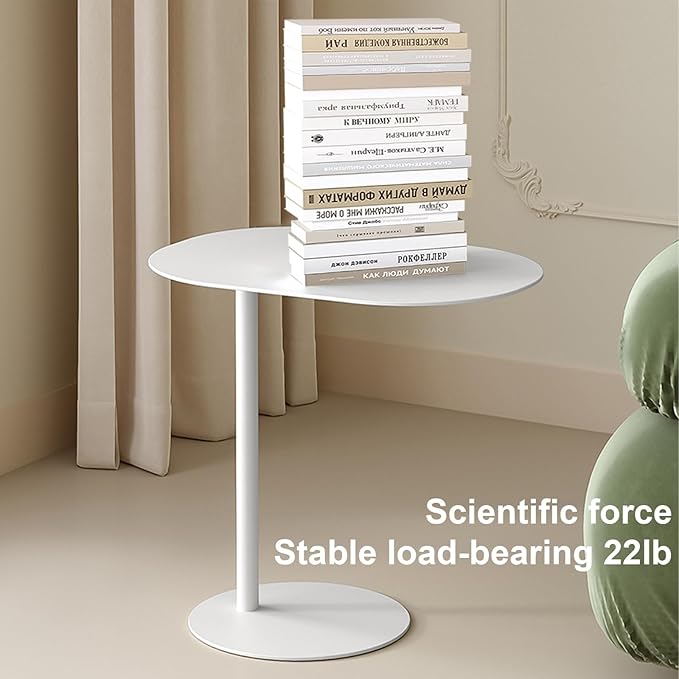 Modern Metal Side Table C Shaped End Table - Image 3