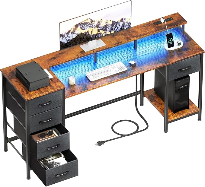 55 Inch Computer Gaming Desk by Korfile
