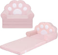 MONKISS Cat Paw Kids Couch, Toddler Chairs Comfy, Toddler Couch Bed Fold Out by MONKISS