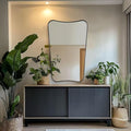 ANDY STAR 30x48 Inch Matte Black Mirror, Modern Bathroom Mirror in Premium by ANDYSTAR
