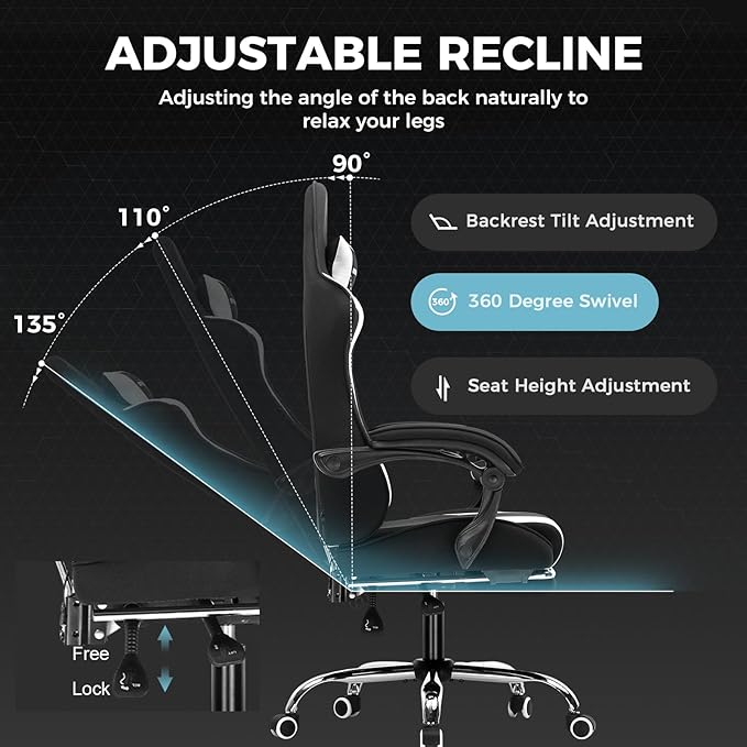 GTPLAYER Gaming Chair, Computer Chair - Image 5
