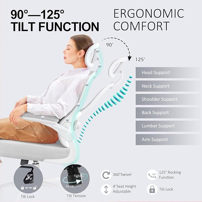 Ergonomic Office Chair, Ultra Thick Office Desk Chair - Image 6