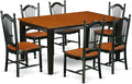 East West Furniture QUDO7-BCH-W 7 Piece Dining Room Table Set Consist of a by EastWestFurniture
