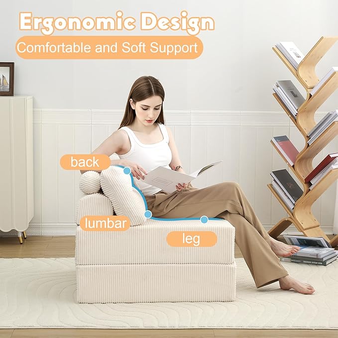 MeMoreCool Instant Guest-Ready Comfort — Convertible Sofa Chair - Image 4