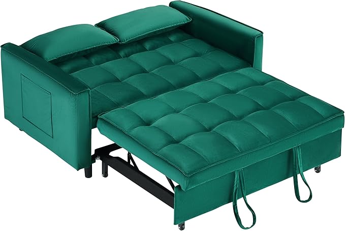 Ball & Cast Convertible Sofa Bed, Pull Out Loveseat Sleeper Sofa, Convertible - Image 10