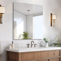 Frameless Mirror, 30x36 inch Rectangle Bathroom Mirror by CILIBER