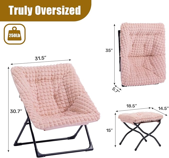 HollyHOME X-Large Saucer Chair - Image 3