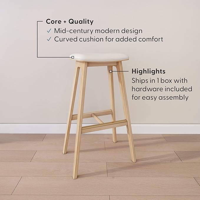 Plank+Beam Beryl Bar Height Stool - Image 4