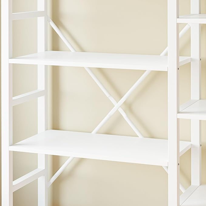IRONCK Bookshelves 6 Tiers Triple Wide Industrial Bookshelf, Large Etagere - Image 4