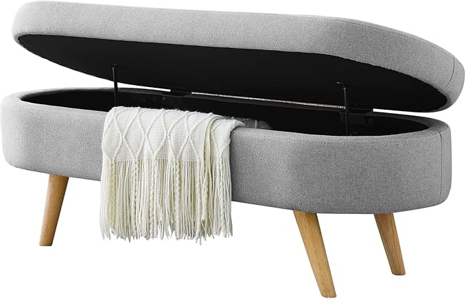NicBex Ottoman Bench with Storage - Image 7