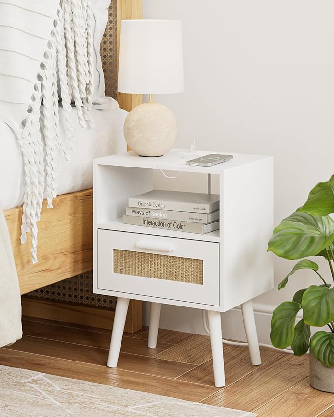 Bedroom Nightstands Wooden Night Stands - Image 3