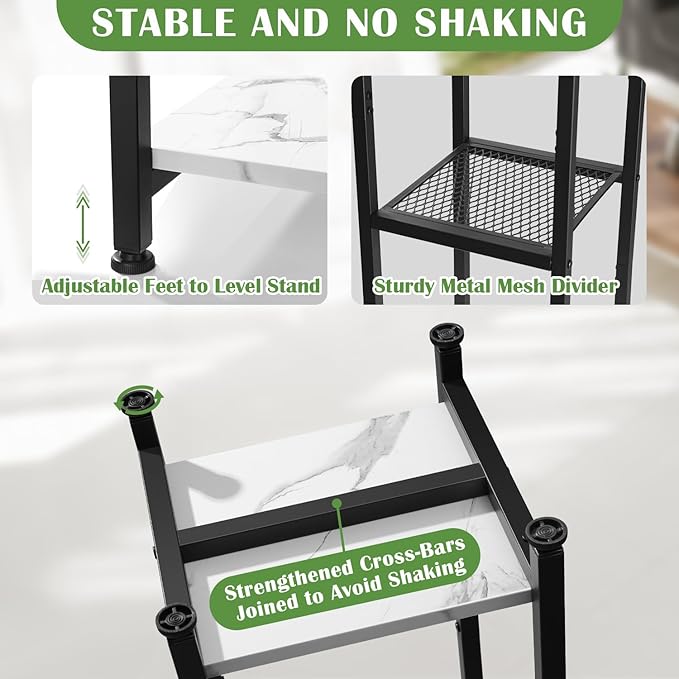 Extra Tall Plant Stand Indoor, 40 Inch Plant Stands, 3 Tier Metal Plant Stand - Image 3