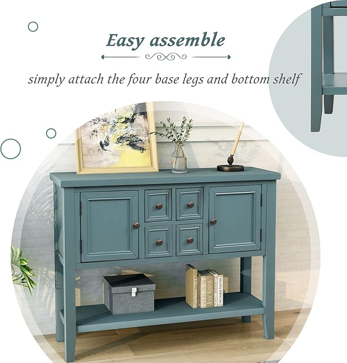 Merax Wood Farmhouse Buffet Table - Image 4