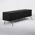 NTC Veil TV Stand with 4 Doors for TVs up to 75’’, Media Console with Vertical by NTC