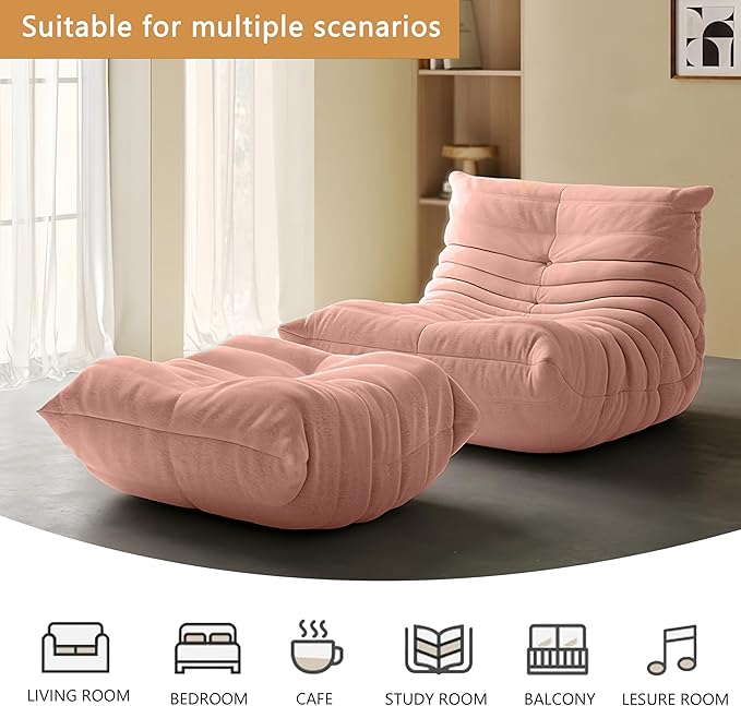 Bean Bag Chair - Memory Foam Bean Bag Chair - Image 5
