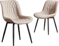 YOUNIKE Khaki Dining Chairs Set of 2 by YOUNIKE