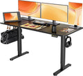Claiks Electric Standing Desk, Adjustable Height Stand up Desk, 63x24 Inches by CLAIKS