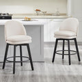 Counter Height Barstools 26 inch Upholstered Swivel Bar Stools by Kislot